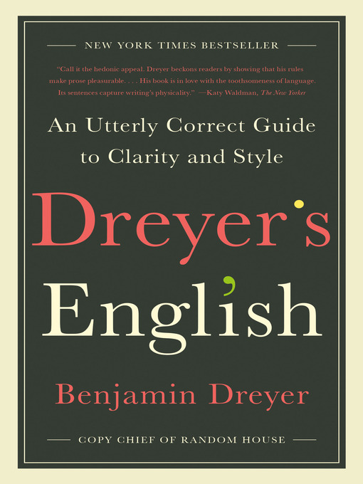 Title details for Dreyer's English by Benjamin Dreyer - Wait list
